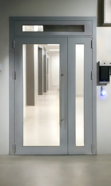 Светопрозрачная стальная дверь