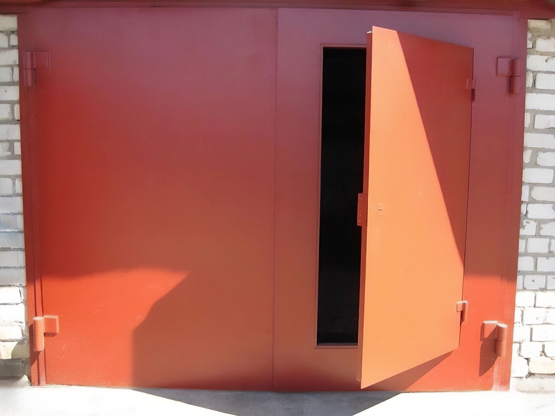 Стальные ворота для гаража Стальные ворота для гаража