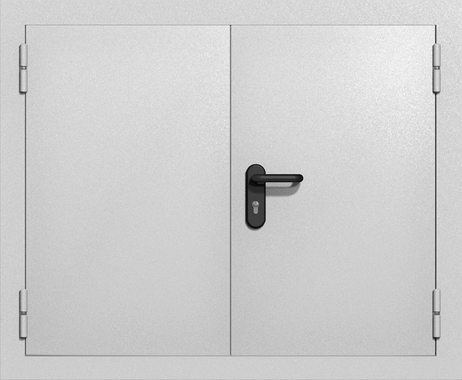 Двустворчатый люк ei-60 (цвет светло-серый RAL 7047)