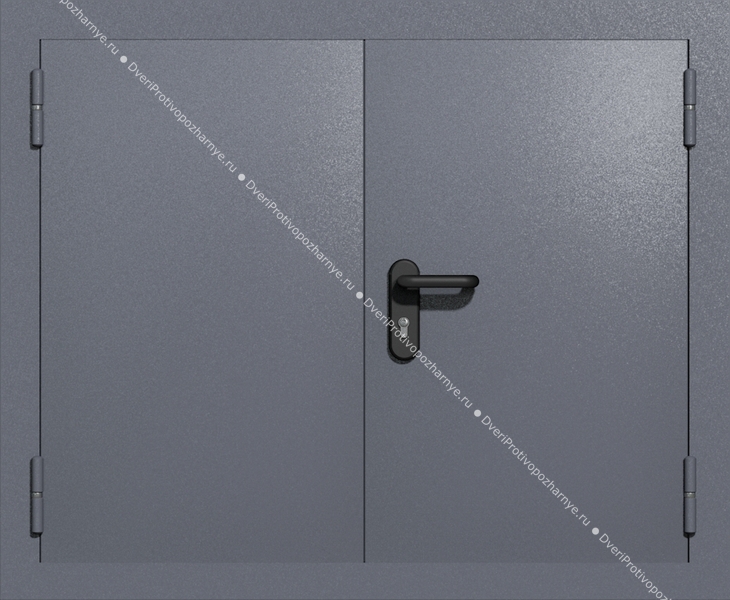 Двустворчатый люк ei-60 (цвет темно-серый RAL 7015)